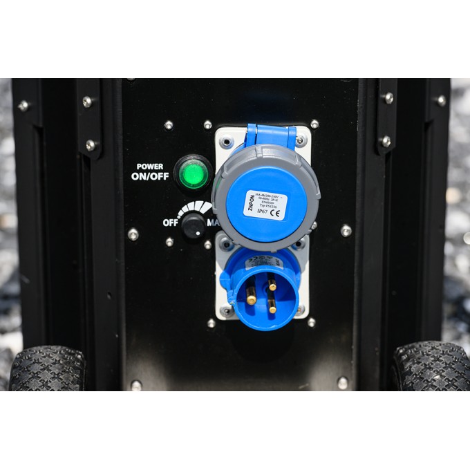 Sistem telescopic de iluminare temporara 320W - 45.000 lumeni - cu acumulator